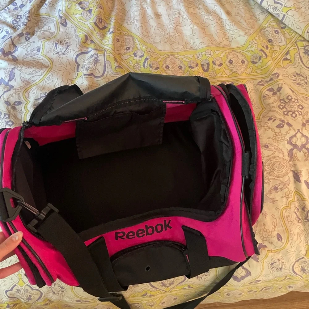Reebok Pink and Black Duffel Bag - Picture 8 of 12